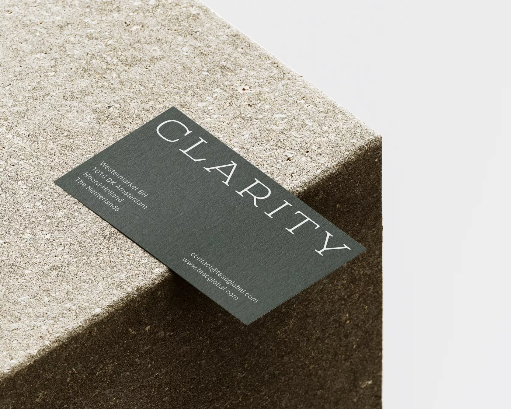 Clarity Card Mockup